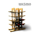 Multilayer Carbonized Bamboo Wine Rack